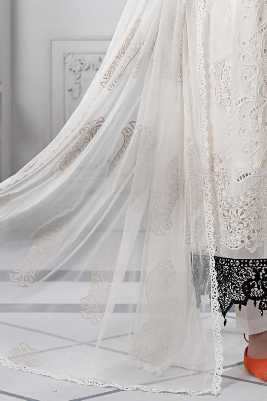 Maria B Luxury 3Piece Rtw Lawn Collection Collection 2025 MBLE-3208