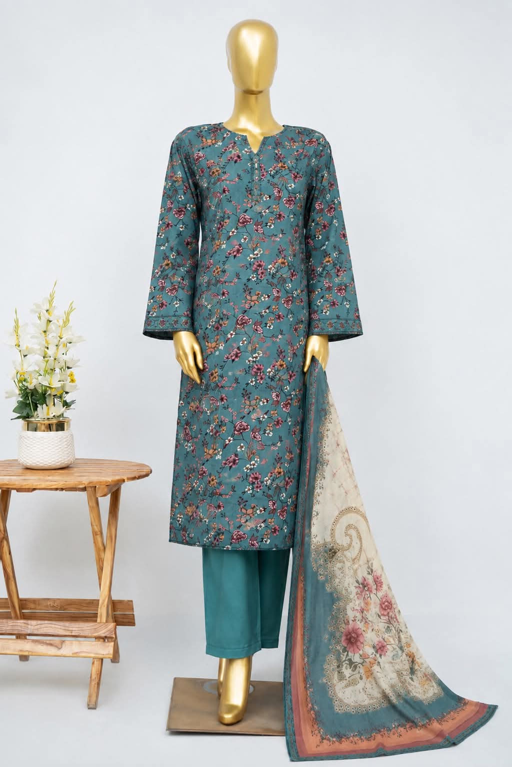Sadabahar Lawn Printed Vol-15 3Piece Stitched Collection 2026 D#-18