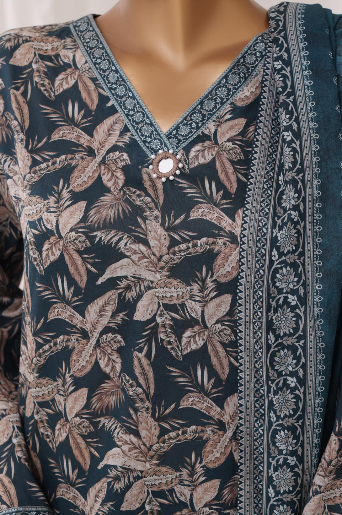 BIN SAEED Luxury Lawn Printed With Farshi Shalwar 3Piece Stitched COLLECTION 2026 D-#15