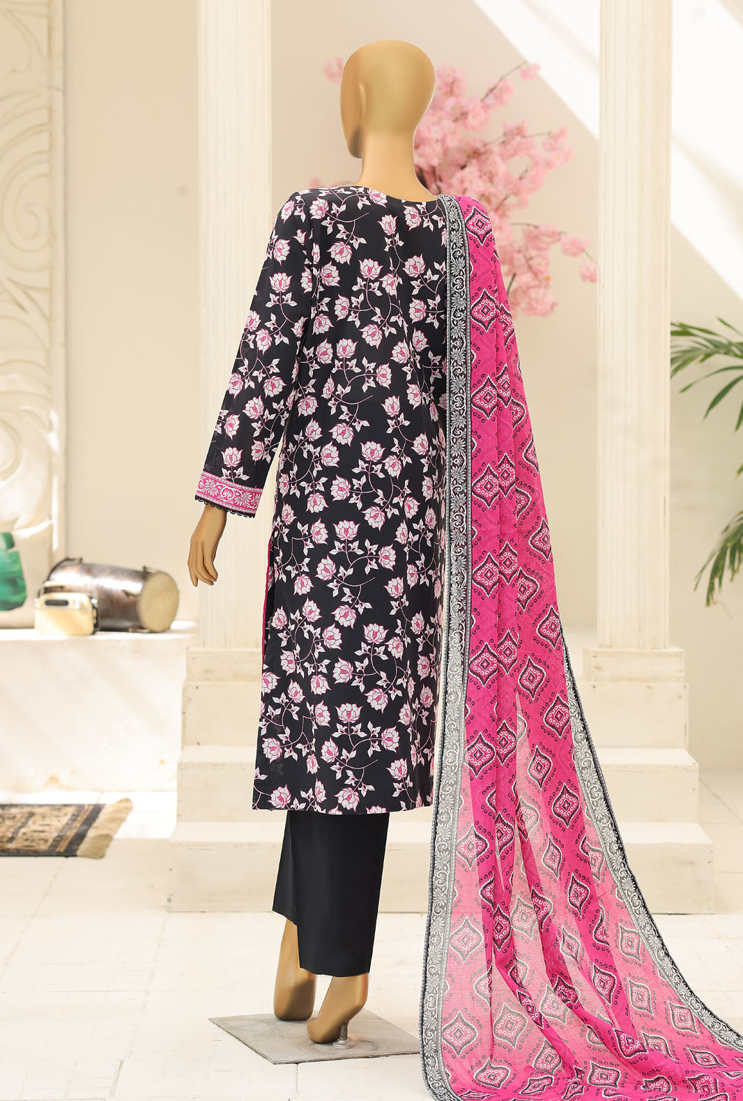 Summer Shades by HZ Textiles Digital Printed Lawn Suit Unstitched 3 Piece Collection 2026 D#-02