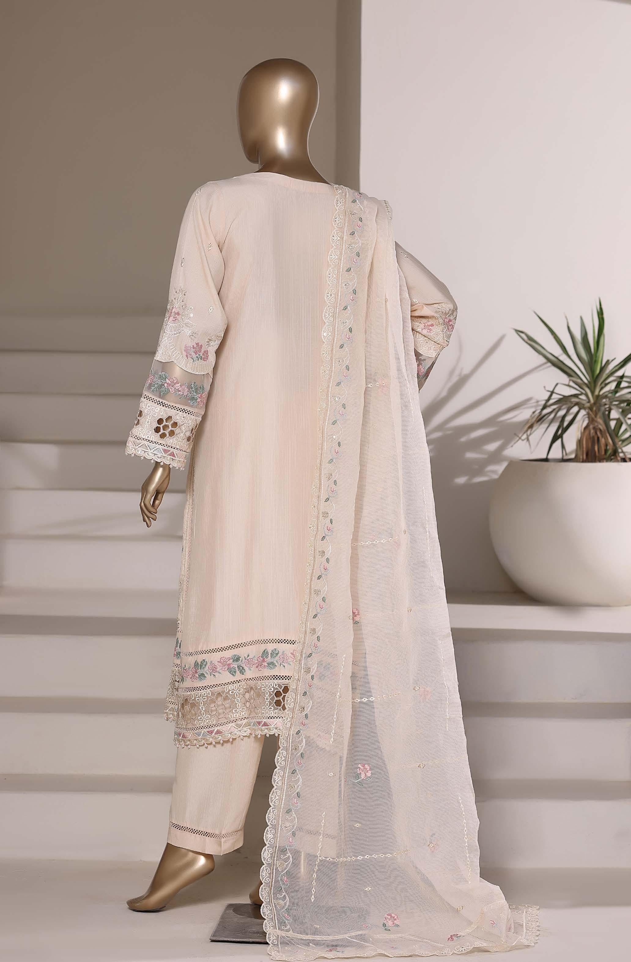 Sadabahar Luxury SlubViscous Lawn Embroidery With Chiffon Embroidery Dupatta Stitched Vol-01 Collection 2026. LEL-11