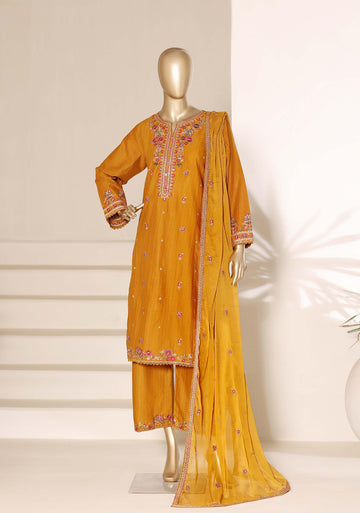 Sadabahar Luxury Slub Viscous Lawn Embroidery With Chiffon Embroidery Dupatta Stitched Vol-05 Collection 2026. LEL-24