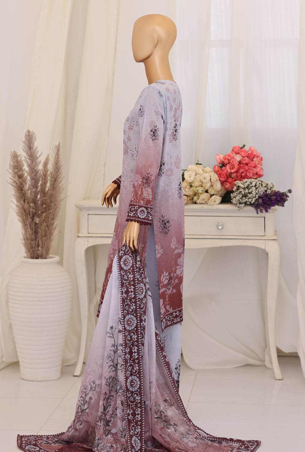 Virsa by HZ Textiles Embroidered Lawn Unstitched 3Piece Collection 2026 D#-01