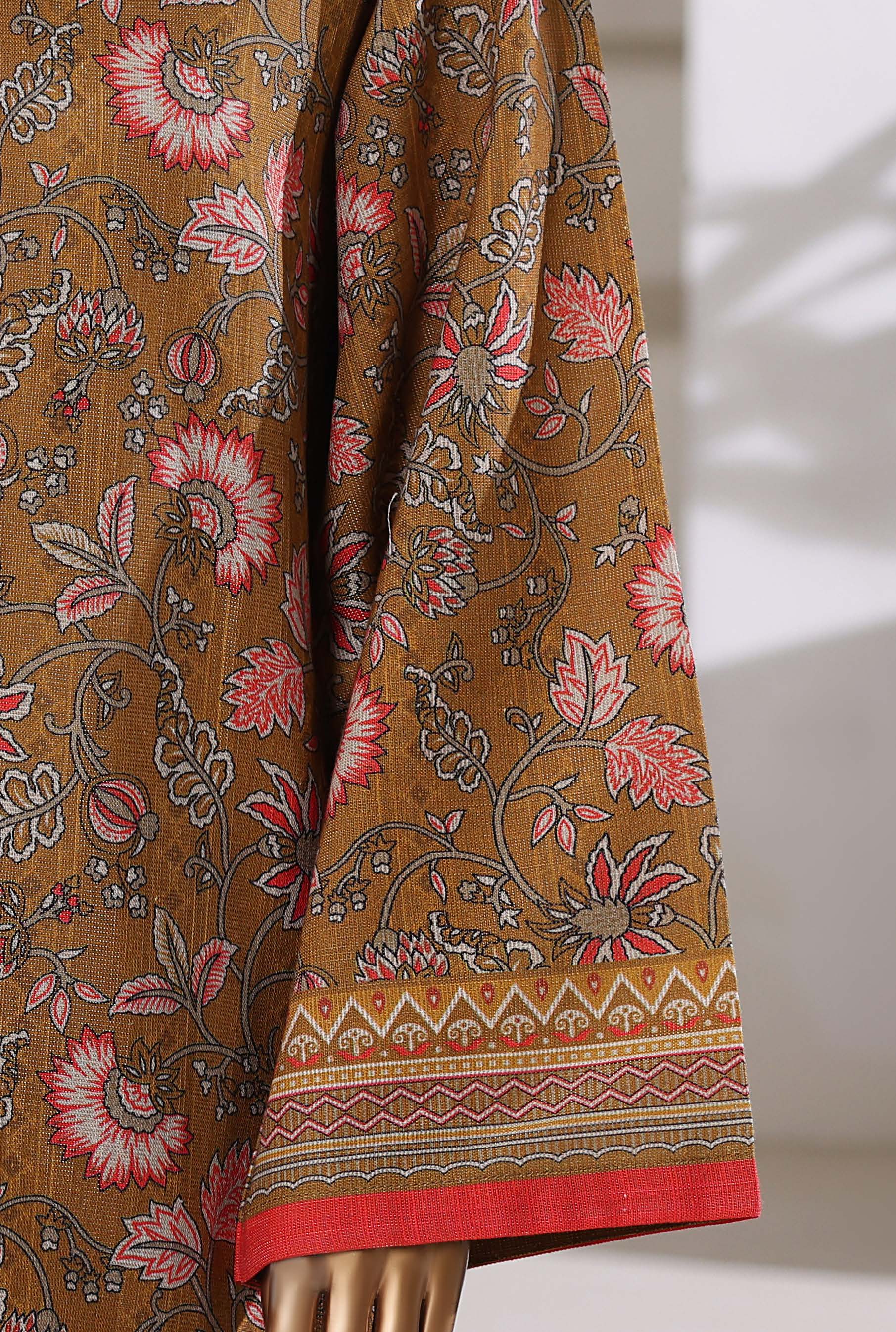 Sadabahar Shimmer Printed Khadder 3PCS Stitched Vol—1 Collection 2025 D-07