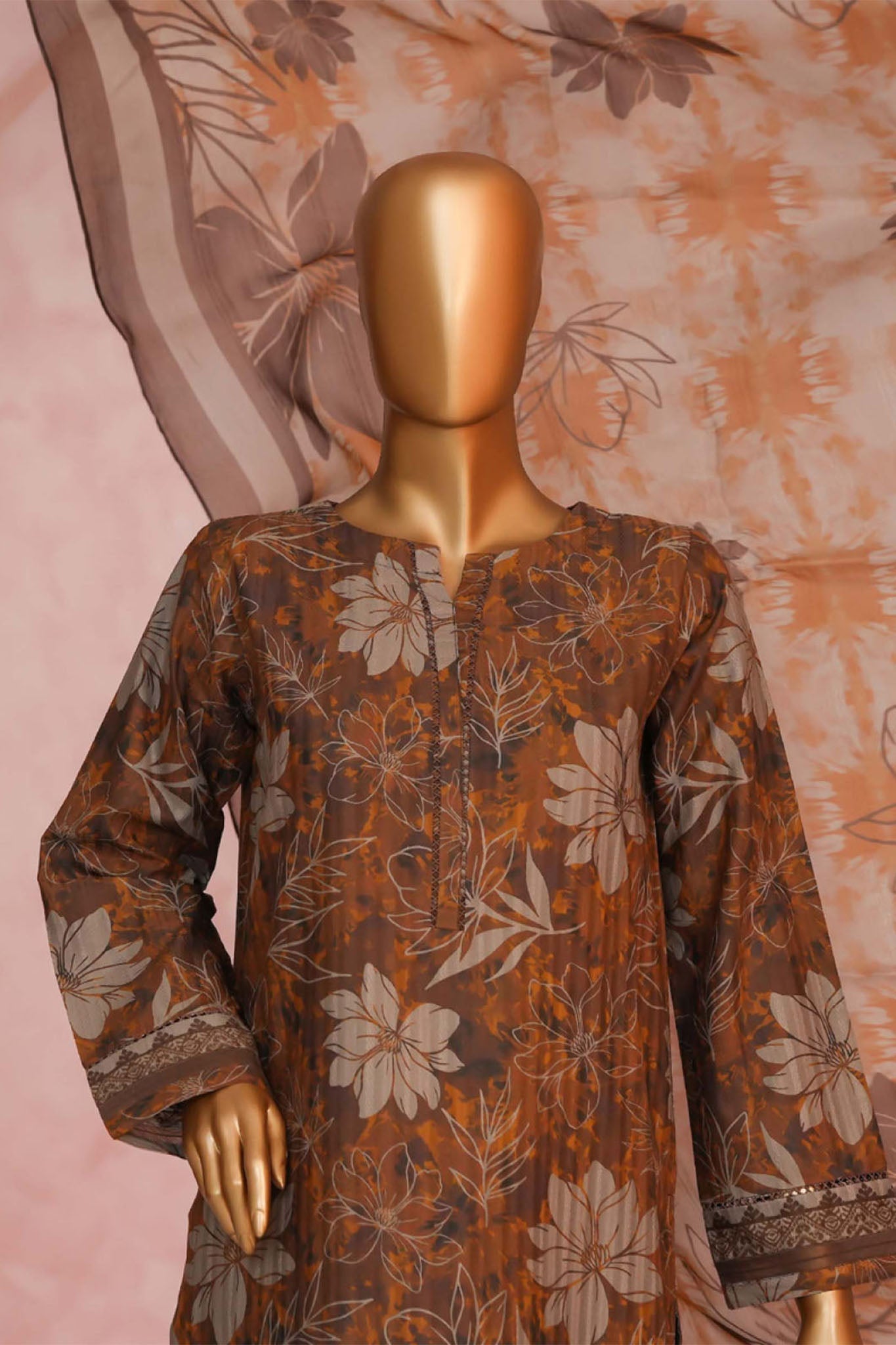 Enchant By HZ Stitched 3 Piece Linnokara Prints Collection'2025-PLK-514