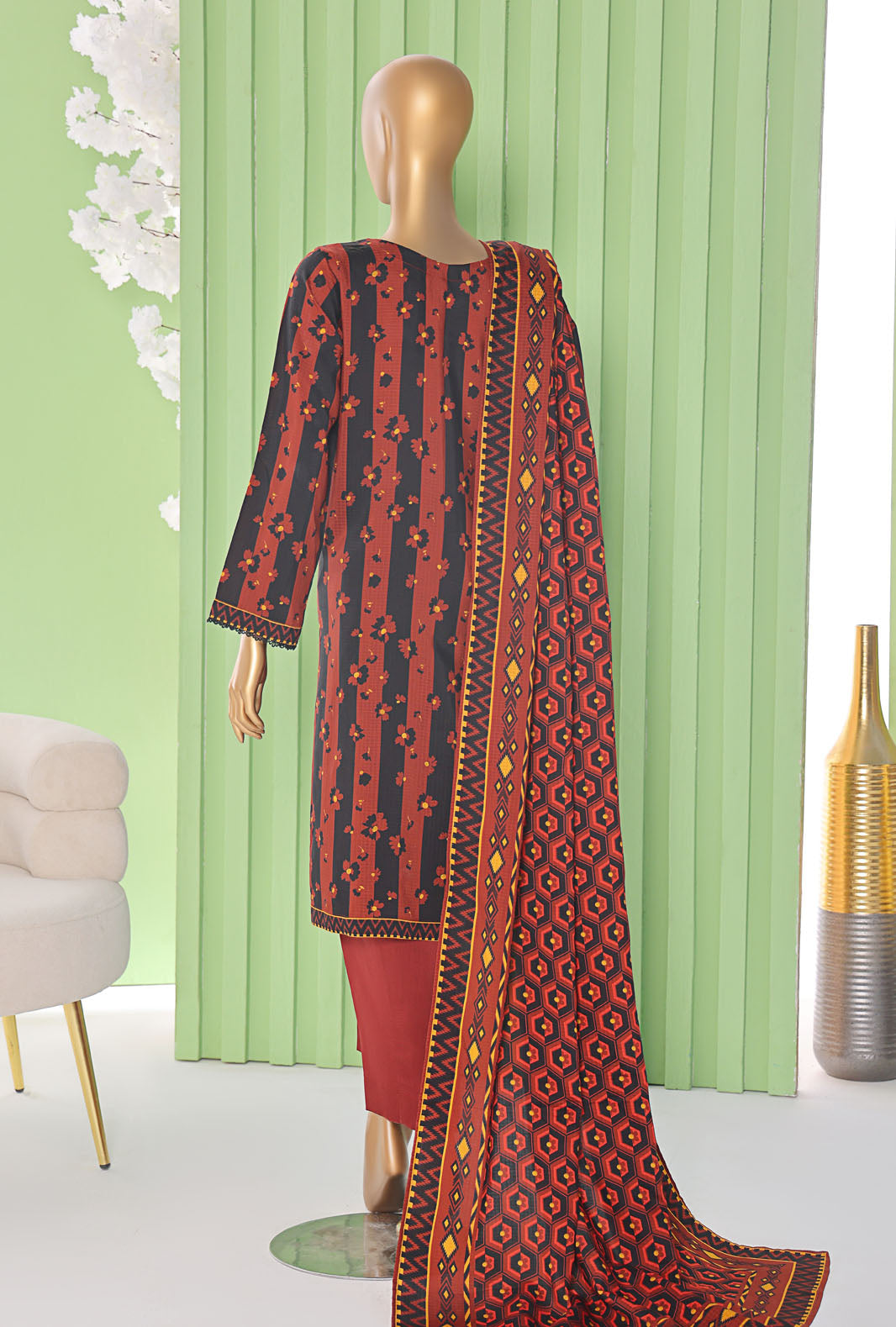 Vogue By HZ Textiles Printed Viscose Suit Unstitched 3 Piece Winter Collection 2025 D-07