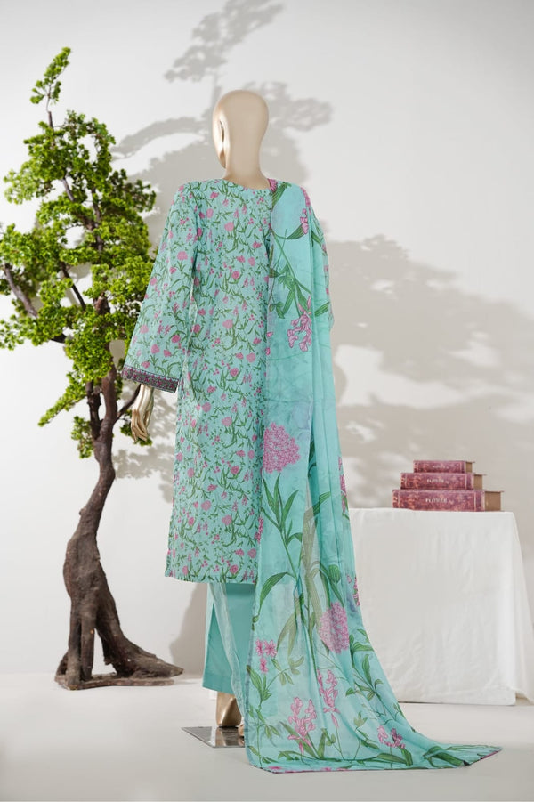 BIN SAEED Luxury Lawn Printed 3pcs Stitched Vol-18 3Piece Stitched COLLECTION 2026 D-#50