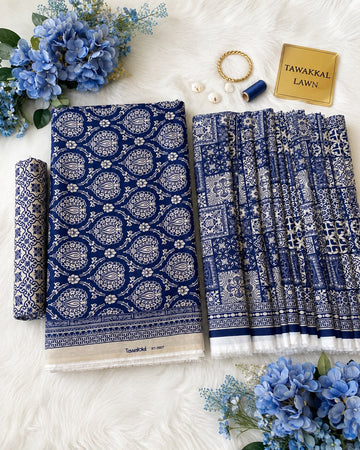 Tawakkal Luxury Lawn  Digital Printed 3Piece Unstitched_ COLLECTION 2026 D#-23