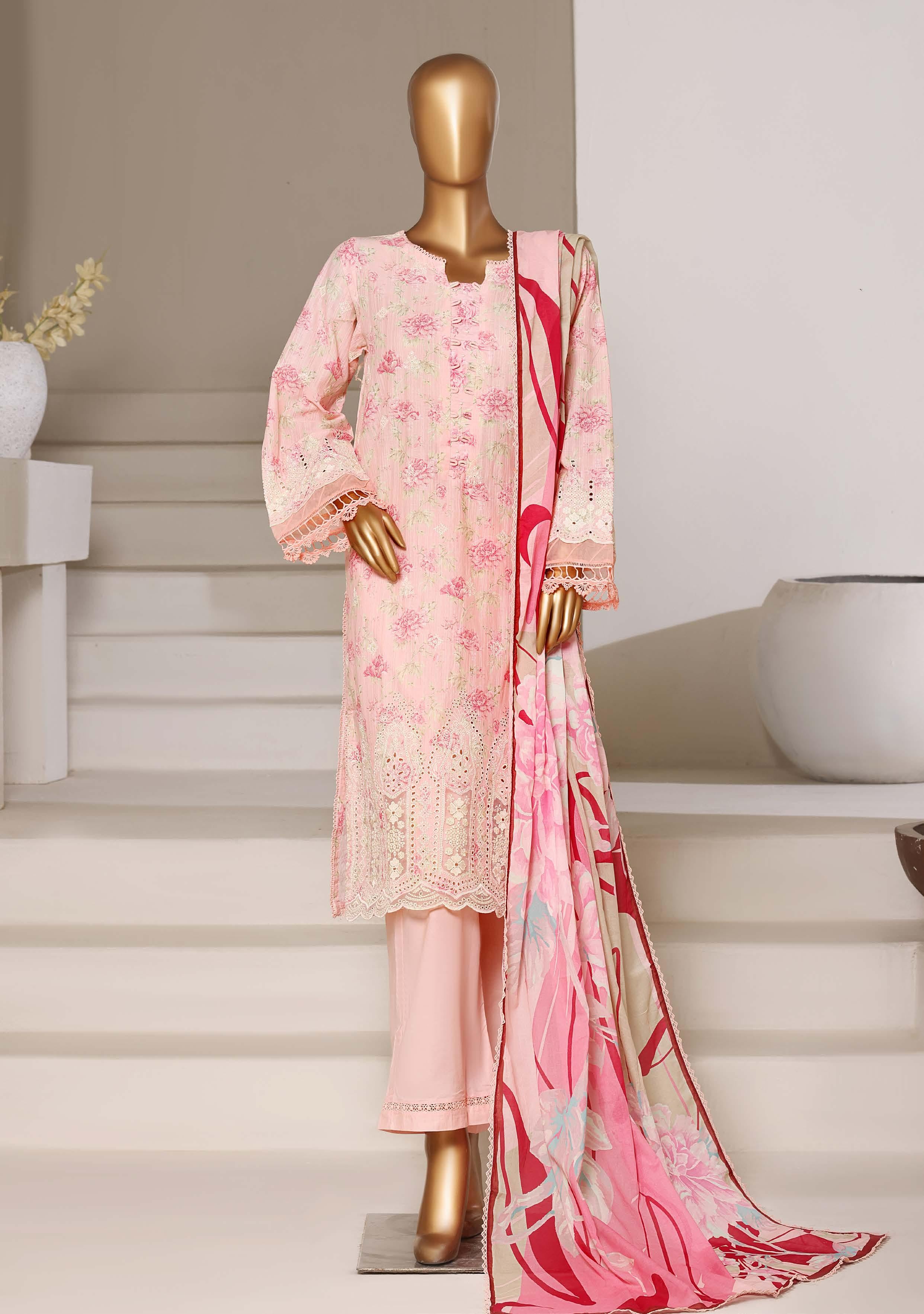 Sadabahar Luxury Fussion Lace Cut Work Lawn Embroidery 3Piece Stitched COLLECTION 2026. D-04