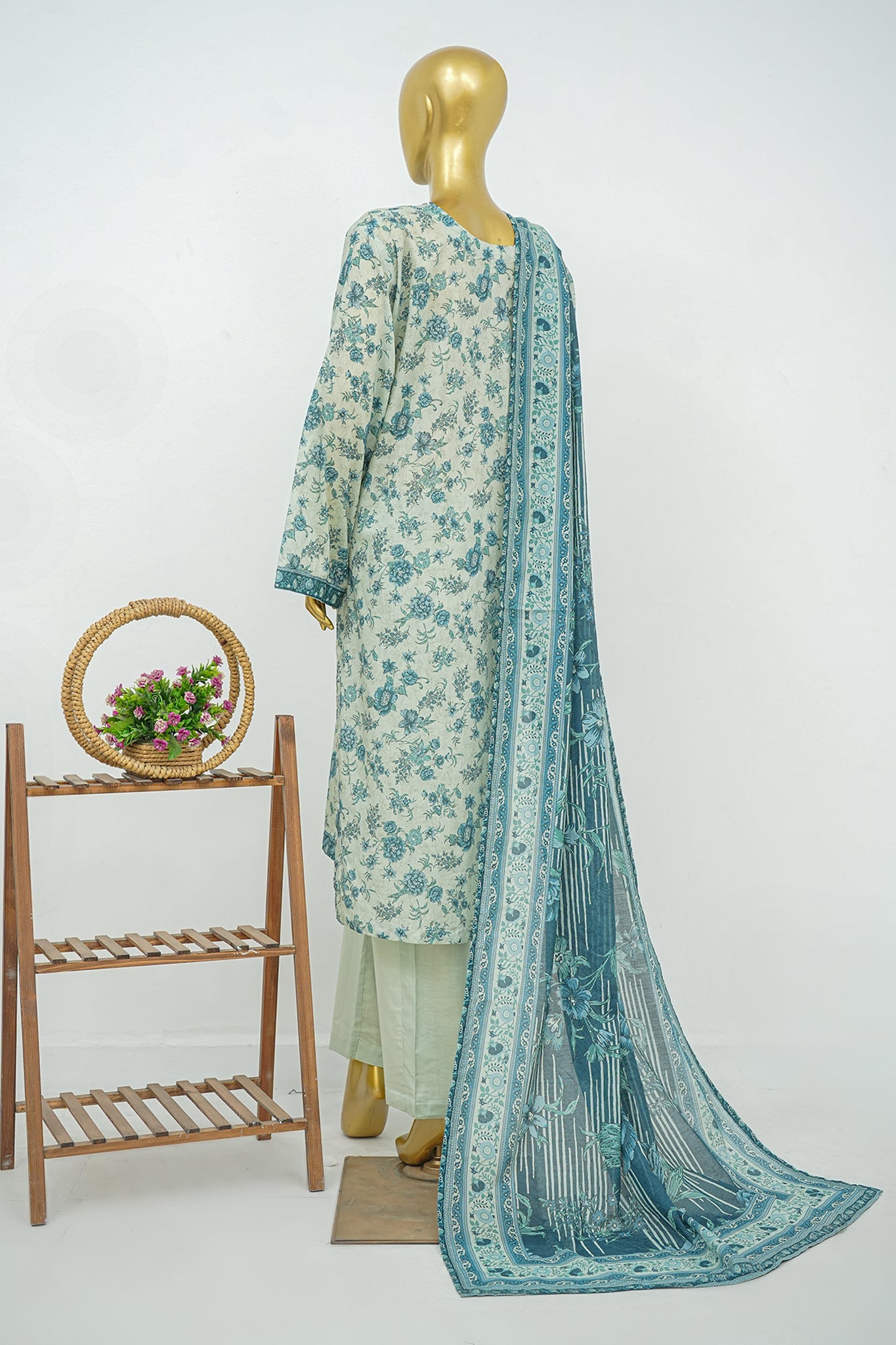 BIN SAEED Luxury Lawn Printed 3pcs Stitched Vol-30 3Piece Stitched COLLECTION 2026 D#-127