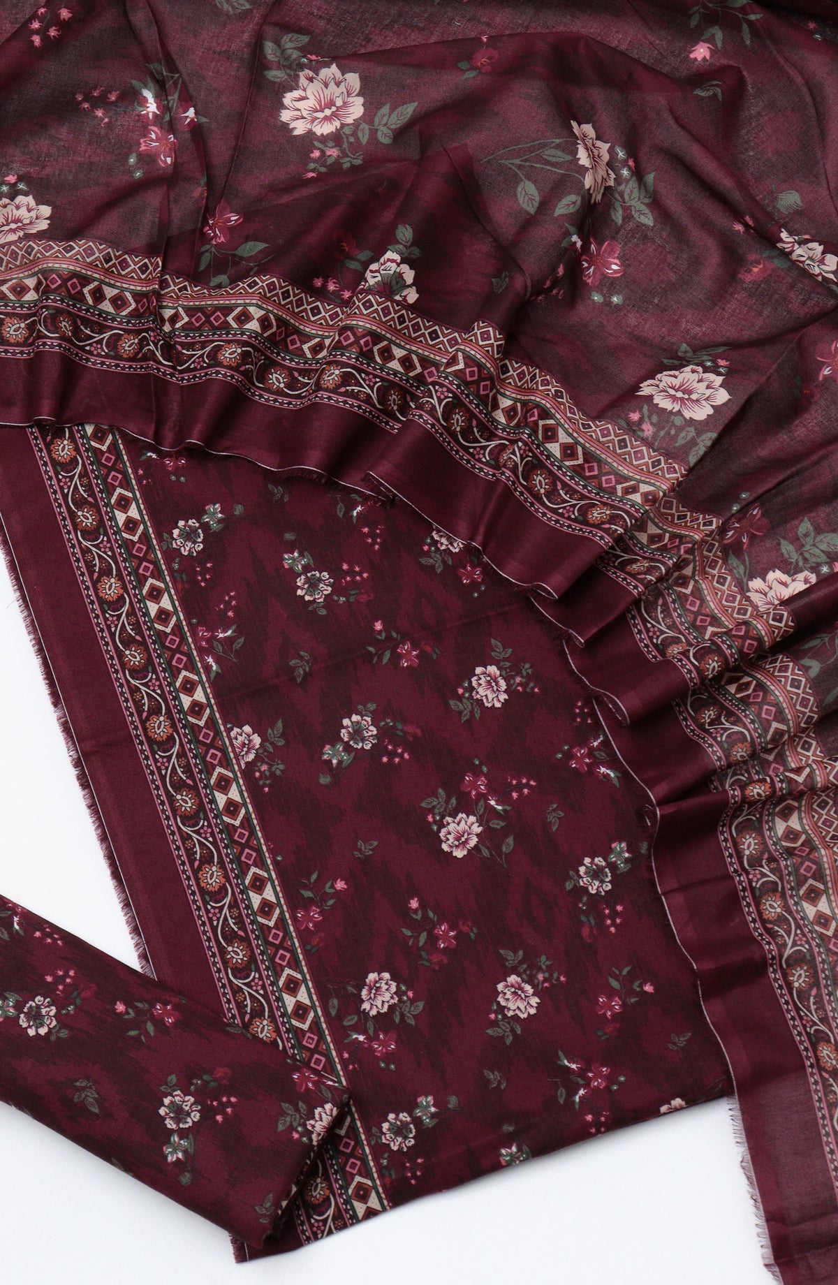Bin Saeed Mid Summer Cotton Digital Printed 3Piece Unstitched Collection 2026 D#-01