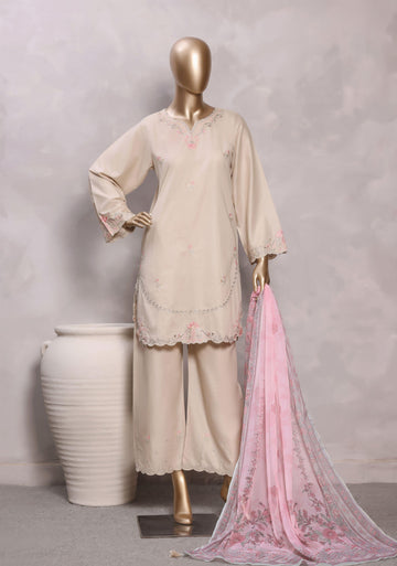 Sadabahar Luxury Eclair Solid Lawn Embroidery 3Piece Stitched Collection ECL-1015