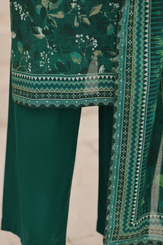 Aizal By Inaya Luxury Lawn Printed Vol-2 3Piece Stitched Collection 2026 AZIN-05