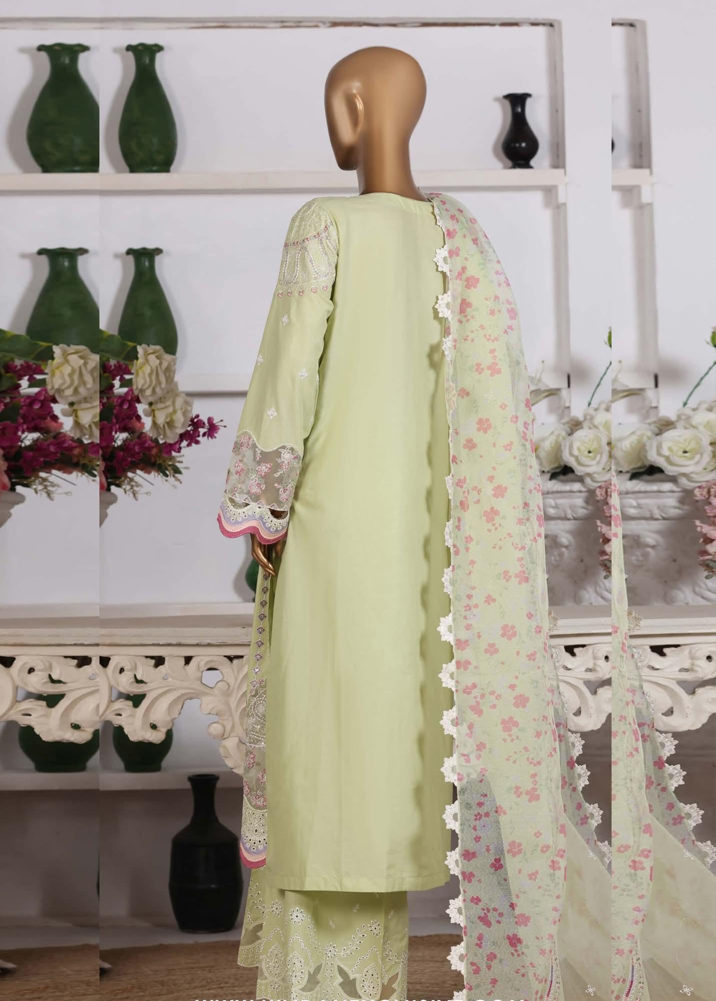 Hz Muse Luxury Heavy Embroidery Festive 3Piece Stitched Collection 2026 D#-02