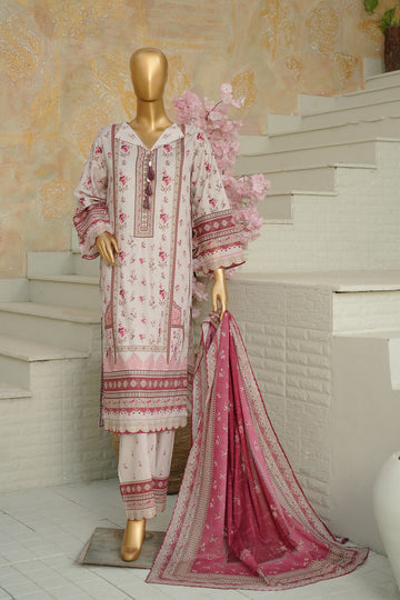 BIN SAEED Luxury Lawn Printed 3pcs Stitched Vol-18 3Piece Stitched COLLECTION 2026 D-#58