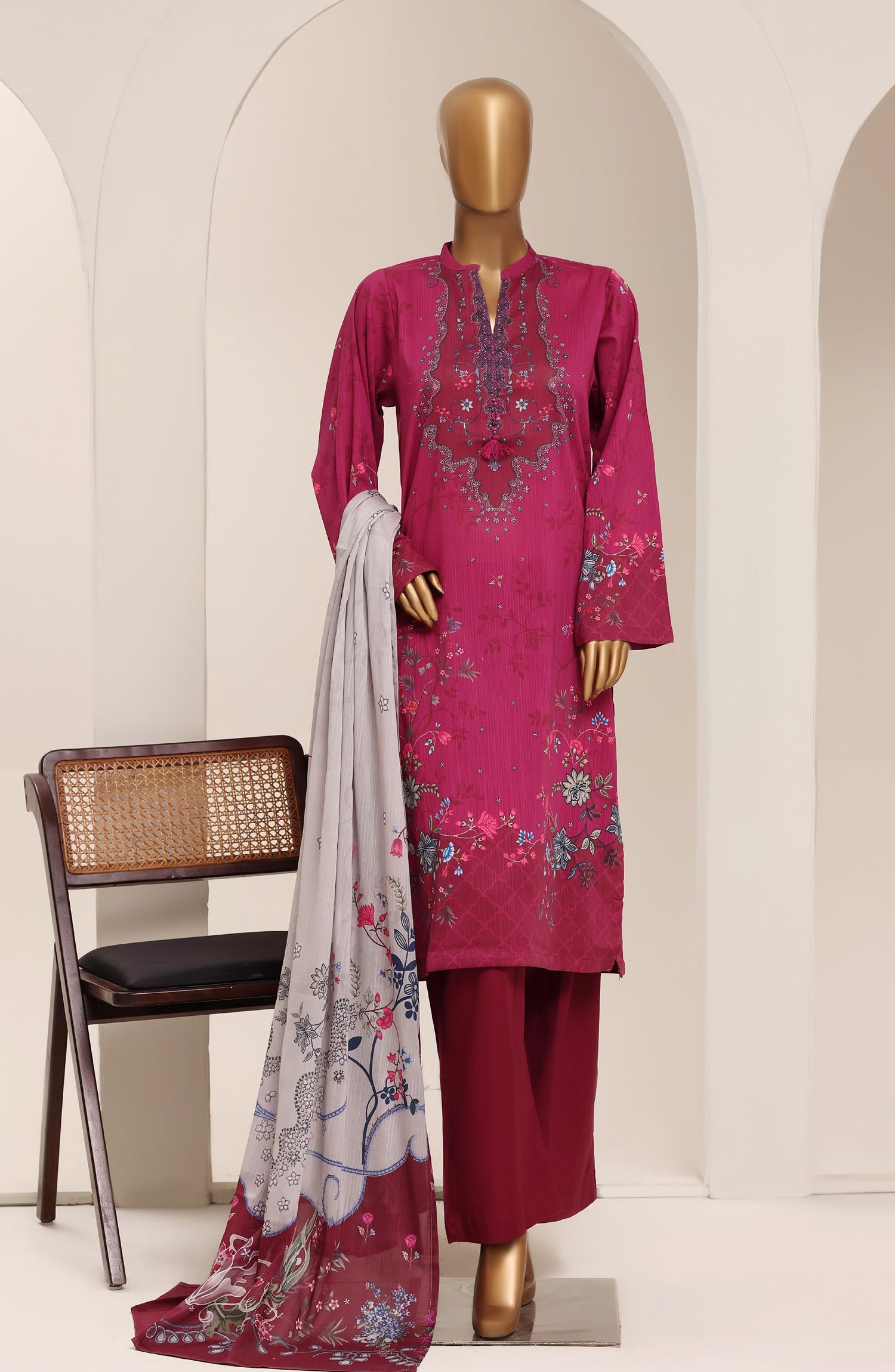 Sadabahar Lawn Printed Vol-13 3Piece Stitched Collection 2026 D#-05