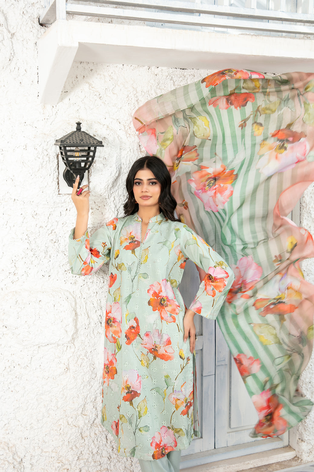 ROOH BY TAWAKKAL LUXURY FESTIVAL SCHIFFLI CHIKENKARI EMBROIDERY 3PIECE STITCHED COLLECTION 2026 D#-02