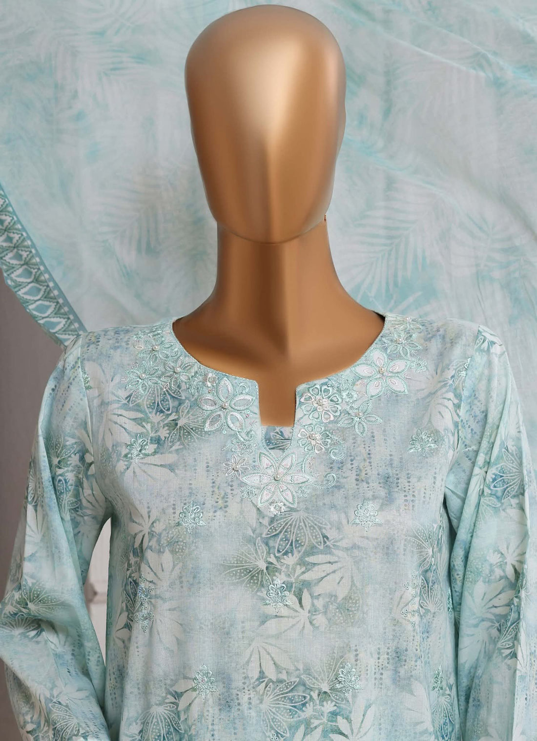 HZ Textiles Luxury Laserkari Embroidered Lawn Suit Stitched 3 Piece 2026 D#-02