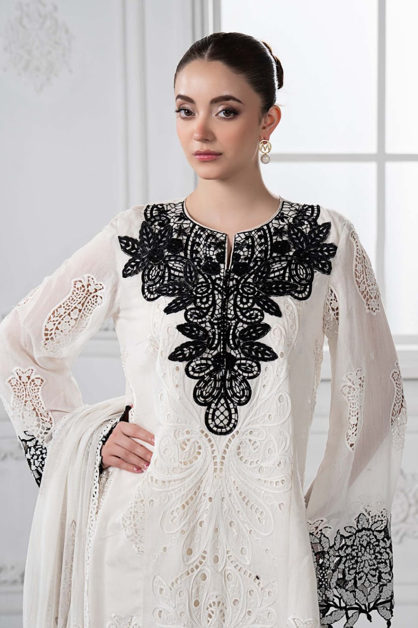 Maria B Luxury 3Piece Rtw Lawn Collection Collection 2025 MBLE-3208