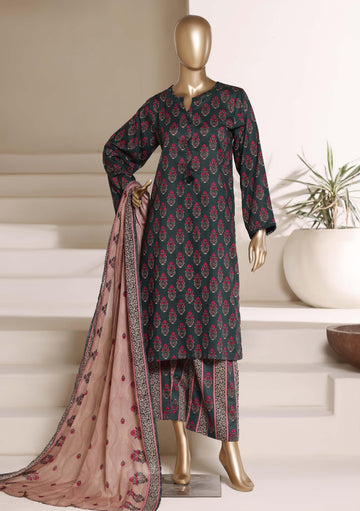 Sadabahar Printed Lawn 3Piece Stitched Vol-06 COLLECTION 2026 D#07