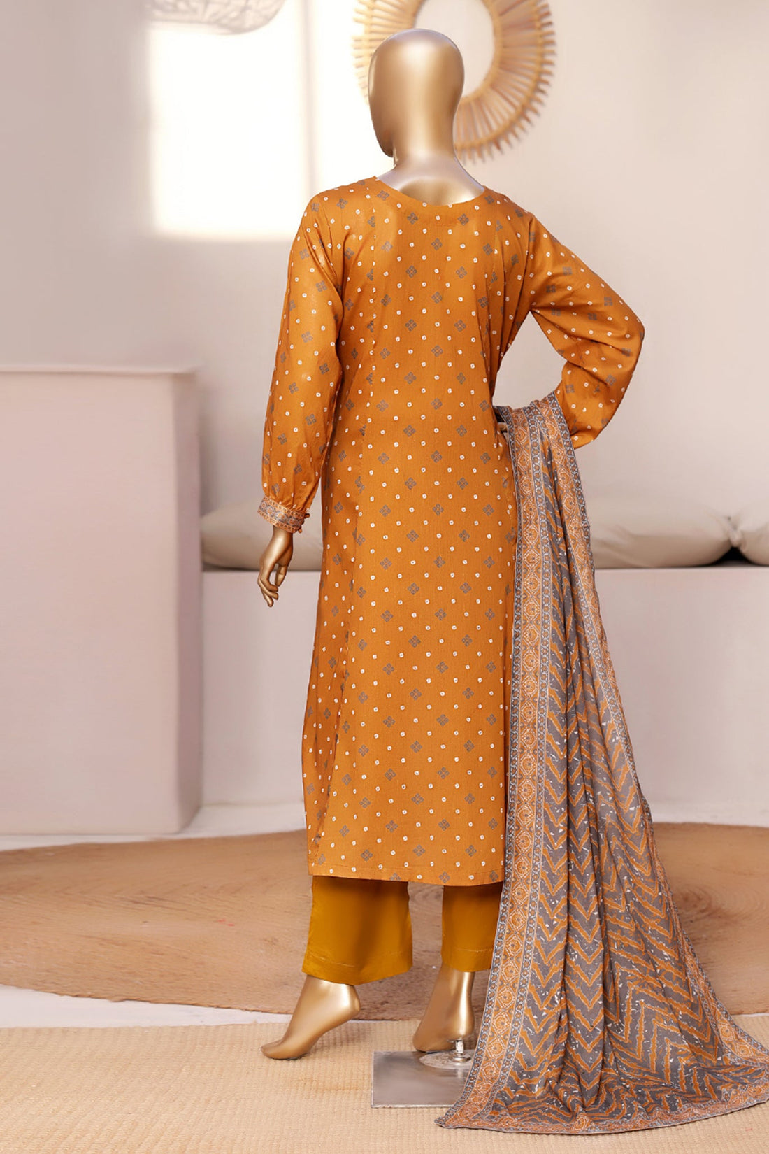 BIN SAEED Luxury Lawn Frock  Printed 3pcs Stitched Vol-01 3Piece Stitched COLLECTION 2026 D-#05