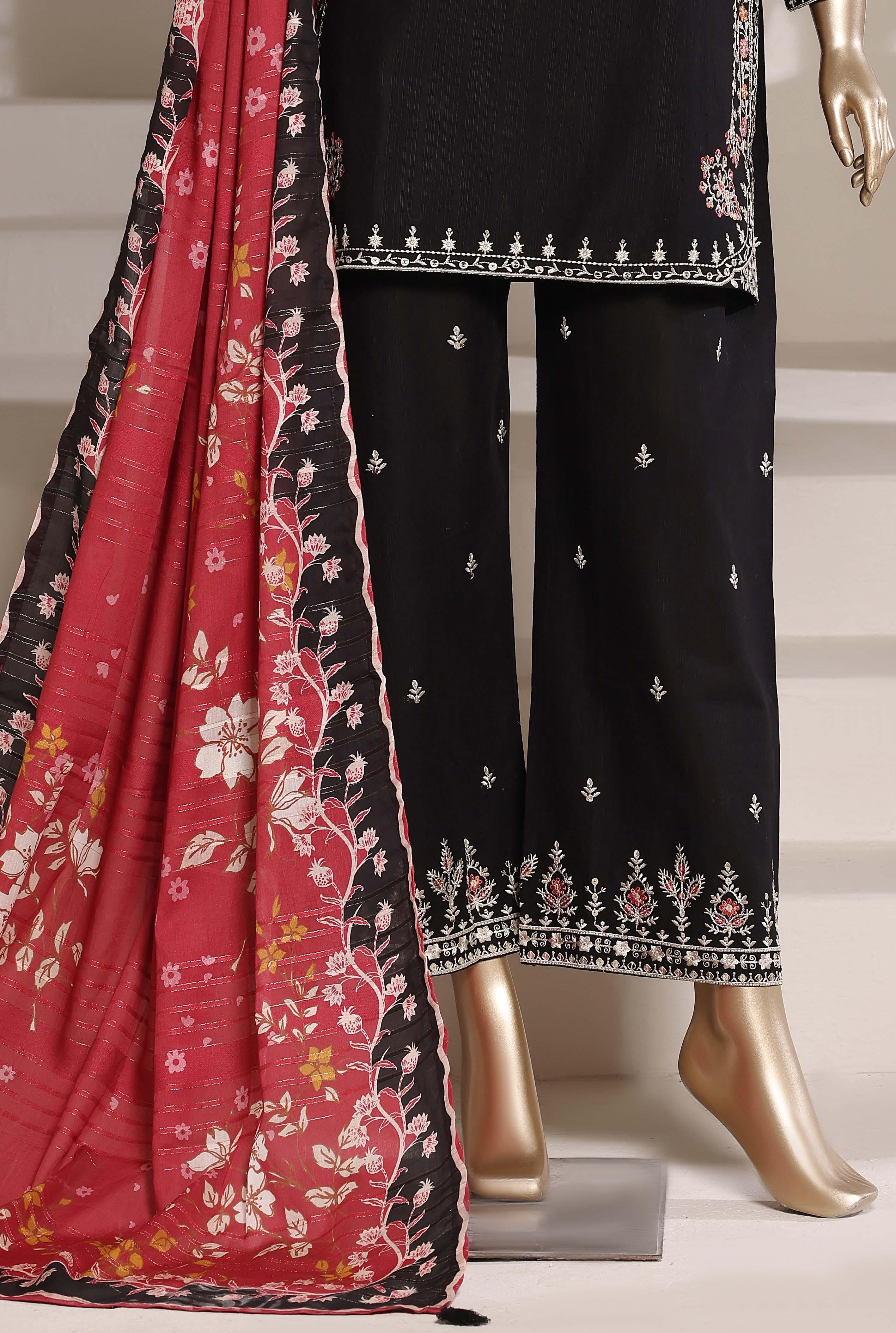 Sadabahar Luxury Eclair Solid  Textured Lawn Embroidery With Digital Printed Lawn Dupatta 3Piece Stitched Eid Festive Edition Collection 2026. D#-06