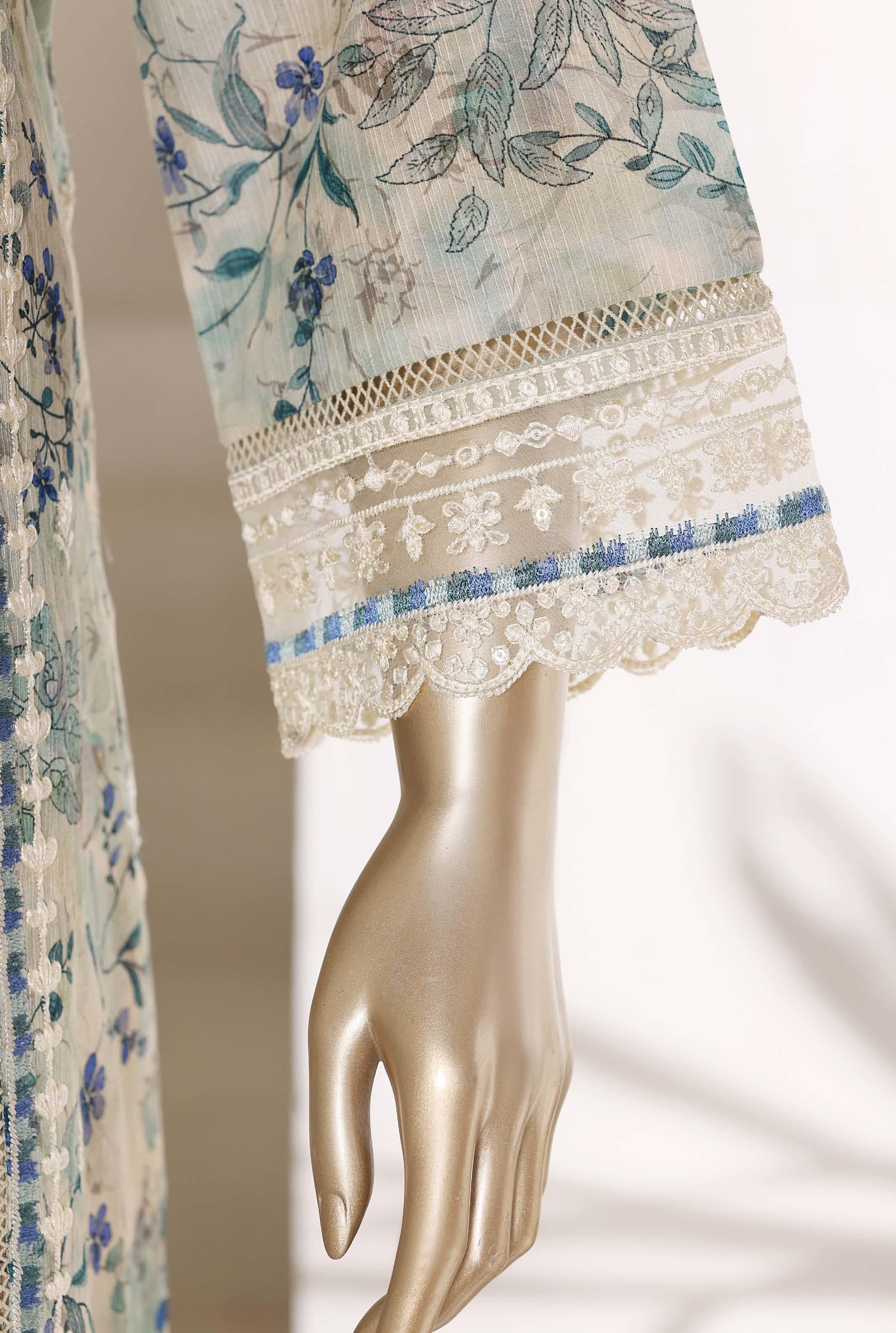 Sadabahar Luxury Signature  Lawn Embroidery 3Piece Stitched Vol-04 COLLECTION 2026. D-10