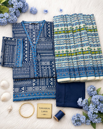 Tawakkal Luxury Lawn Printed 3pcs Stitched Vol-01 3Piece Stitched COLLECTION 2026 D#-21