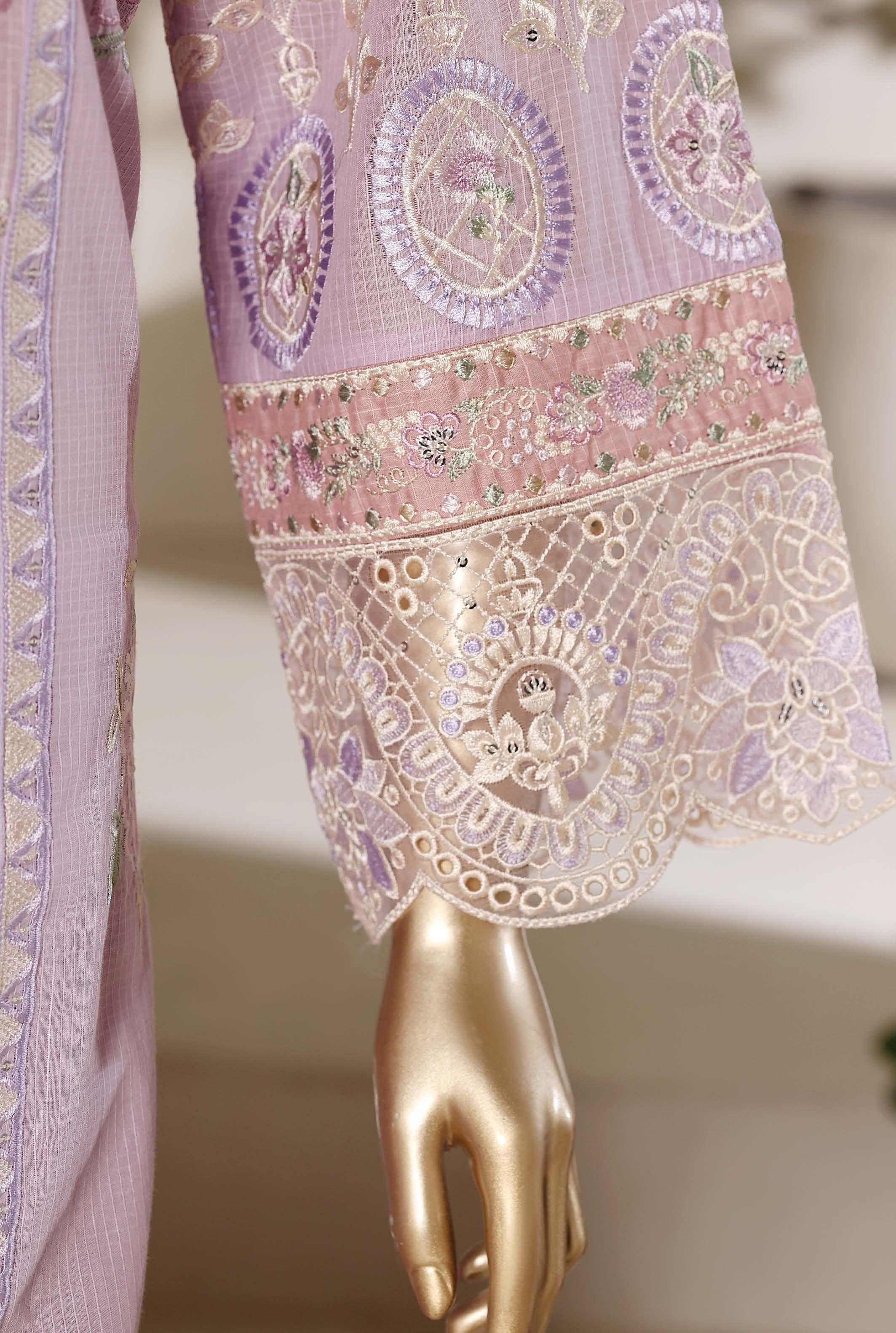 Sadabahar Luxury Slub Viscous Lawn Embroidery With Chiffon Embroidery Dupatta Stitched Vol-10 Collection 2026. LEL-03