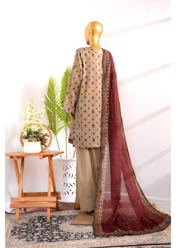 BIN SAEED Luxury Lawn Printed With Farshi Shalwar 3Piece Stitched COLLECTION 2026 D-#26