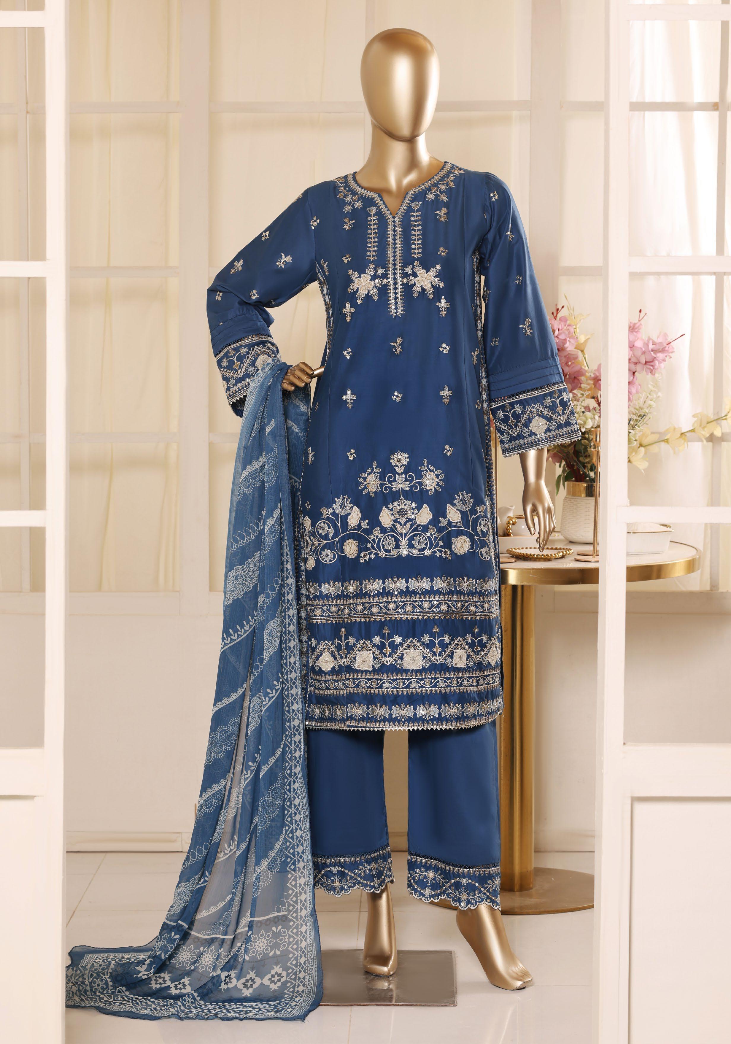 Bin Saeed Luxury Laserkari Heavy Embroidery Festive Vol-02 3Piece Stitched Collection 2026 D#-28