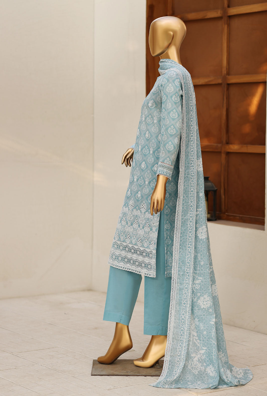 Nakshkari by HZ Textiles Embroidered Lawn Suit Unstitched 3 Piece 2026 NEC-04
