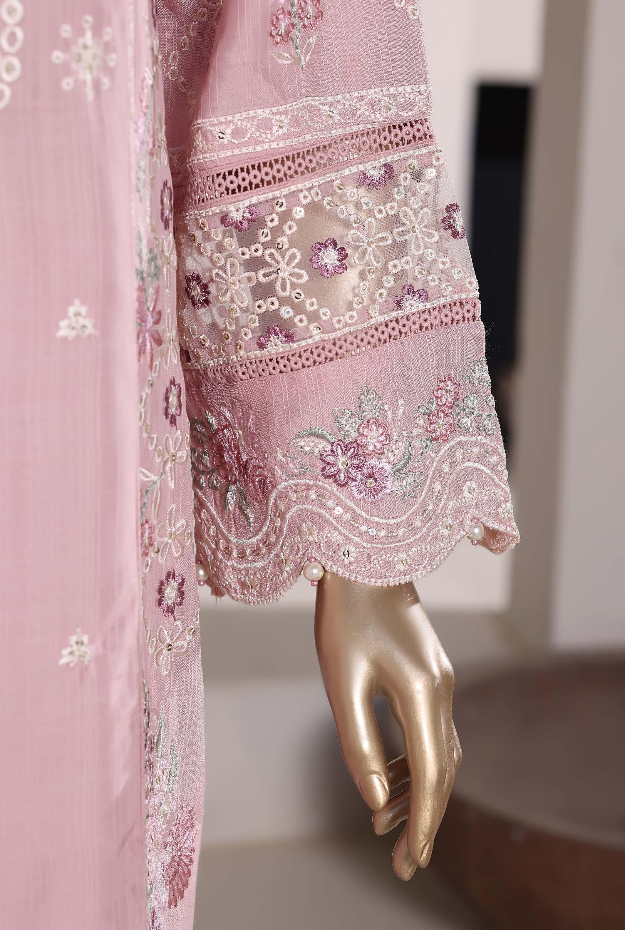 Sadabahar Luxury SlubViscous Lawn Embroidery With Chiffon Embroidery Dupatta Stitched Vol-01 Collection 2026. LEL-13