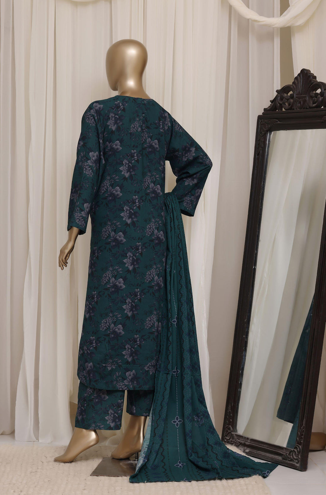 Sadabahar Luxury Dhanak Printed Winter 3Piece Collection DHS-04