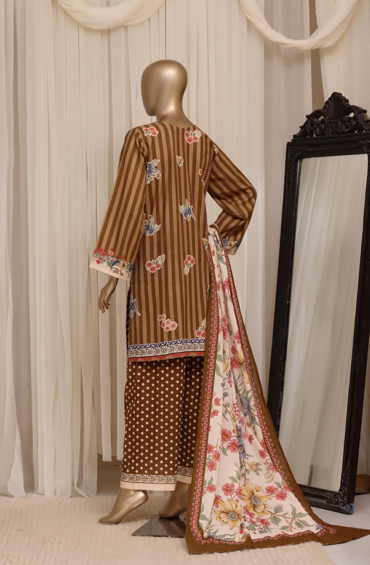 Sadabahar Luxury Khaddar Printed Winter 3Piece Vol-02 Collection SDKHV2-09