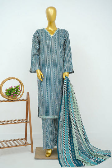 BIN SAEED Luxury Lawn Printed 3pcs Stitched Vol-30 3Piece Stitched COLLECTION 2026 D#-125