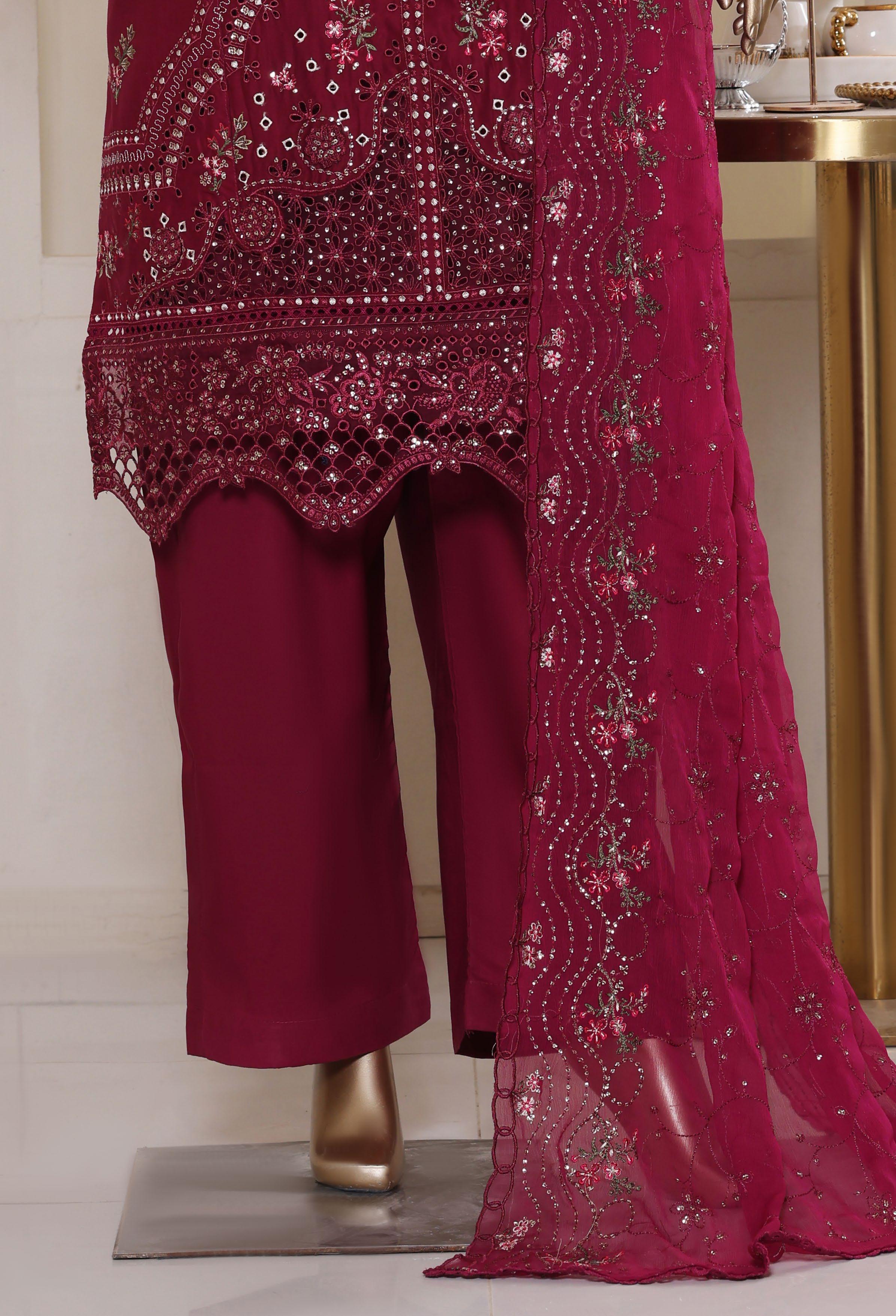 Bin Saeed Luxury Laserkari Heavy Embroidery Festive Vol-02 3Piece Stitched Collection 2026 D#-26
