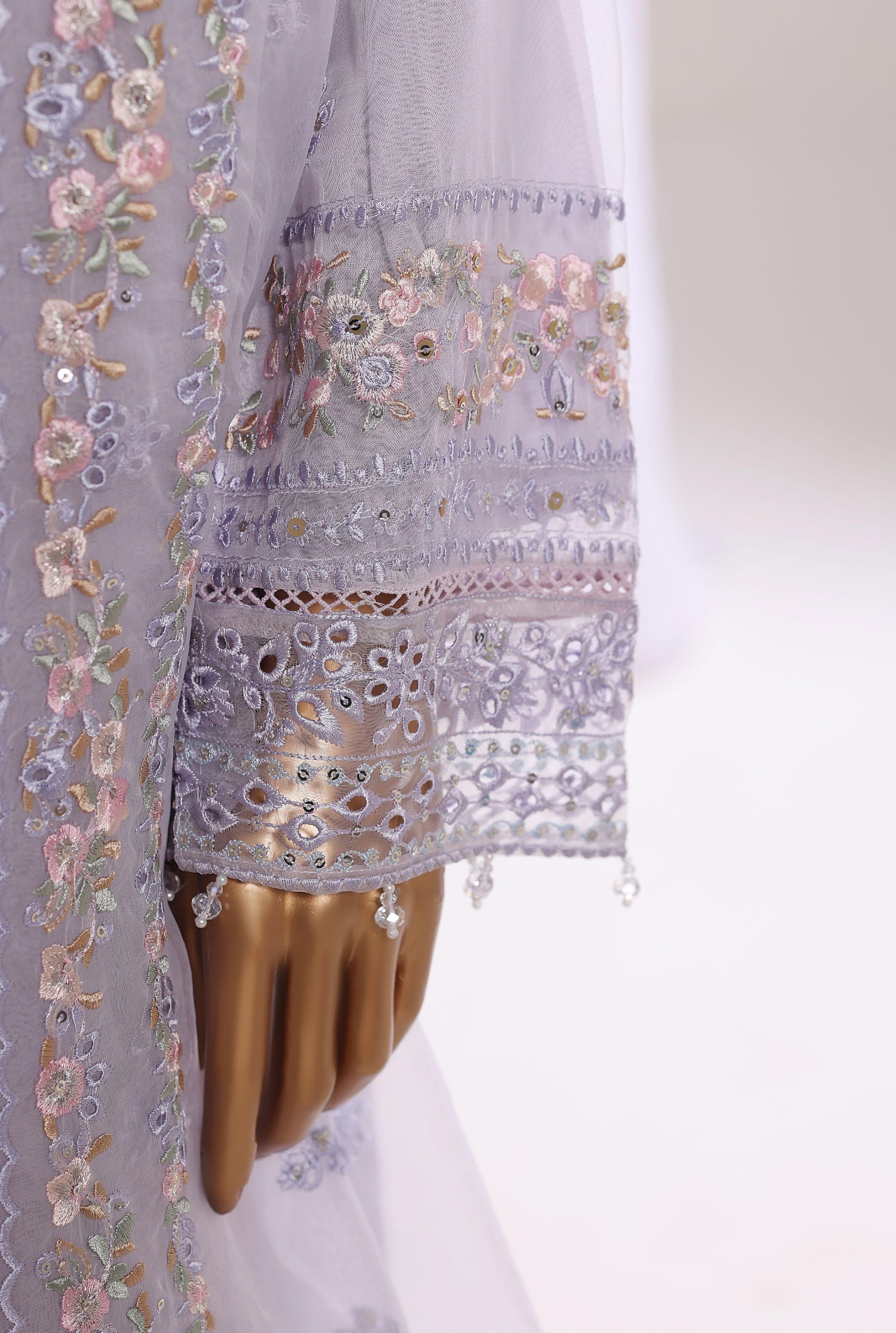 SADABAHAR LUXURY FORMAL FESTIVE °MAHPARA° ORGANZA EMBROIDERED 3PIECE STITCHED COLLECTION 2025 D-26