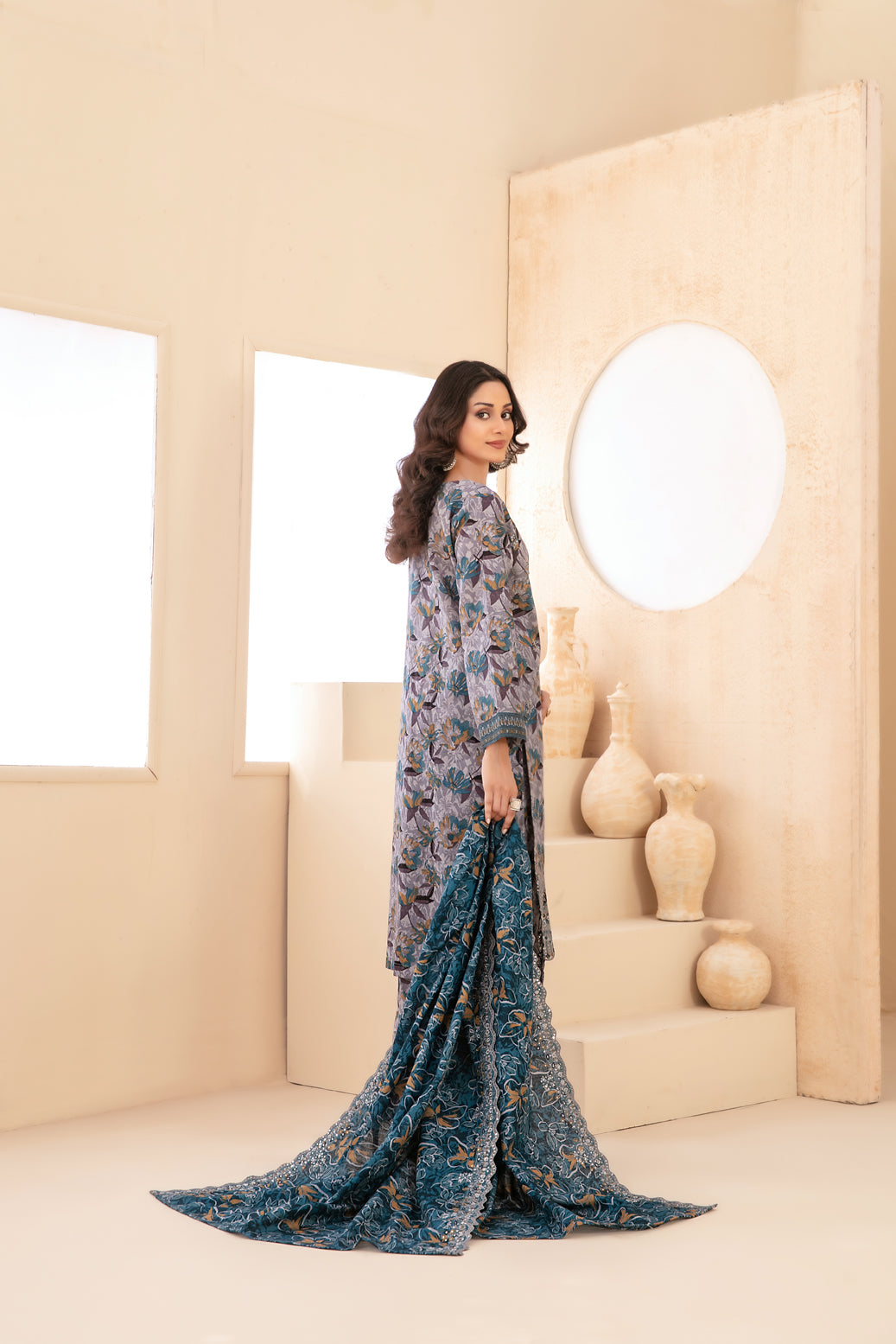 TAWAKKAL MAYESHA EMBROIDERED KHADDAR 3PIECE UNSTITCHED COLLECTION 2025 D-01