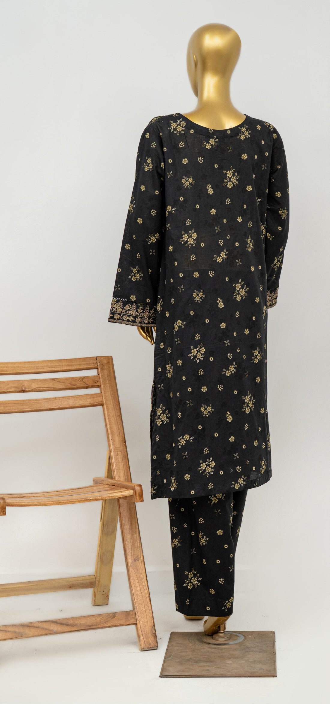 Bin Saeed Luxury Exclusive Embroidery 3 Piece Stitched Lawn Collection 2026 D#01
