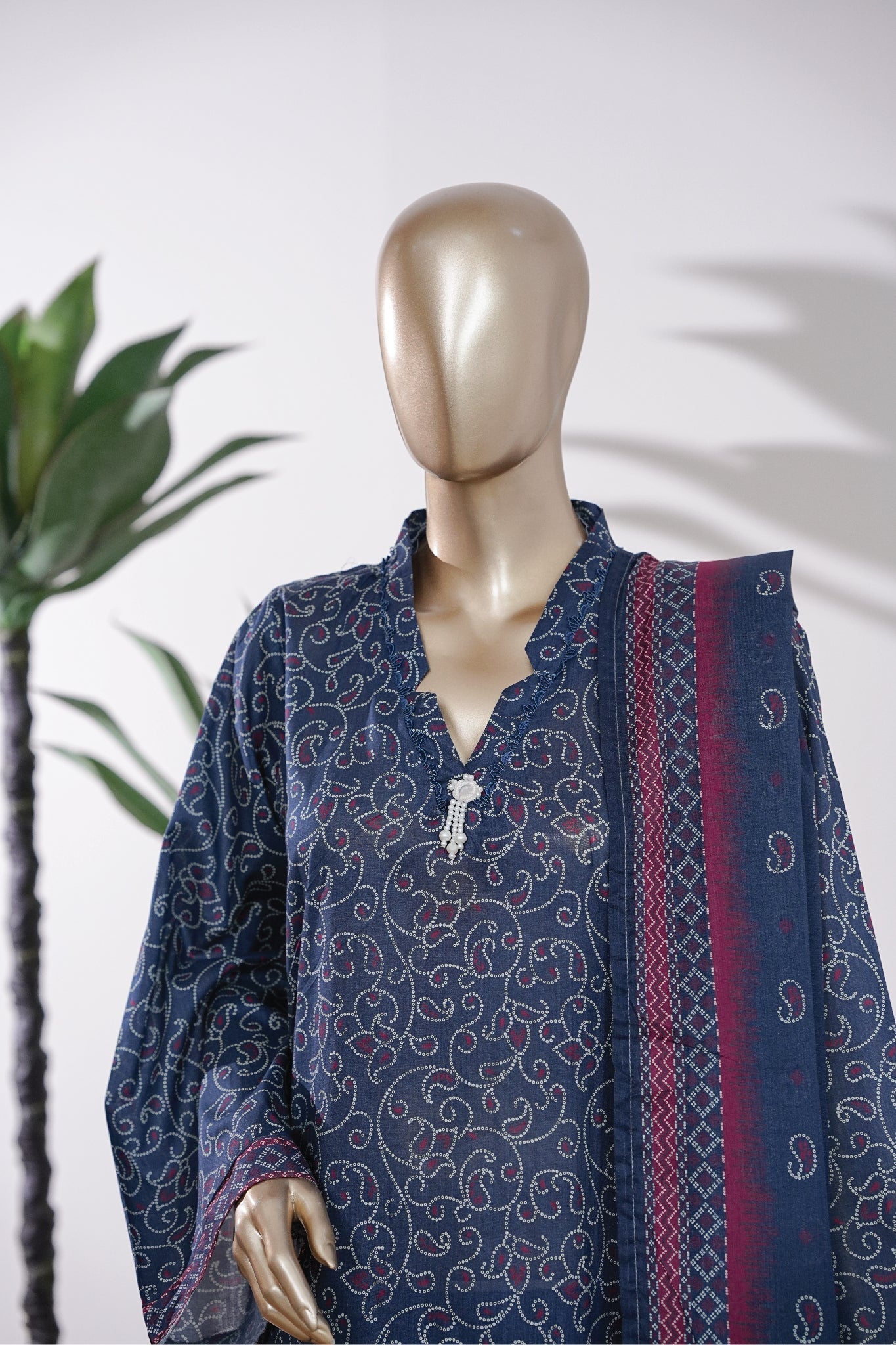 BIN SAEED Luxury Lawn Printed 3pcs Stitched Vol-18 3Piece Stitched COLLECTION 2026 D-#44