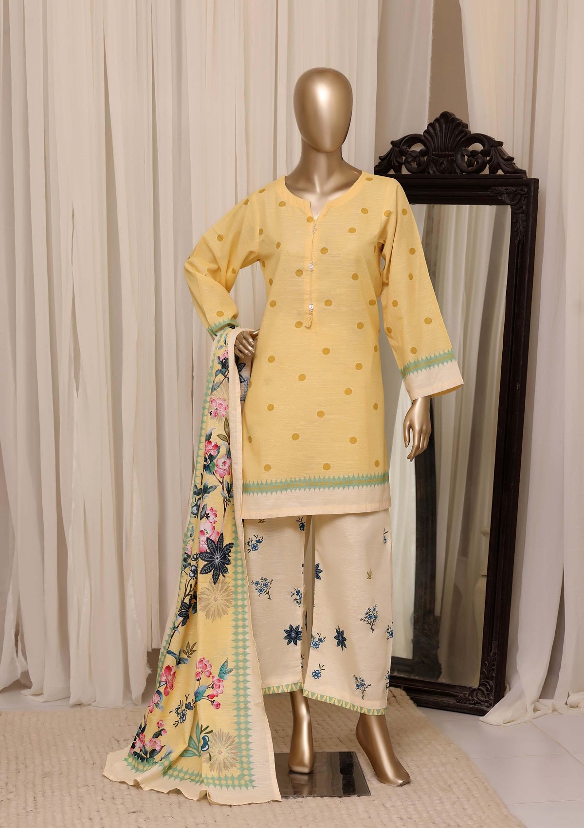 Sadabahar Luxury Khaddar Printed Winter 3Piece Vol-02 Collection SDKHV2-03