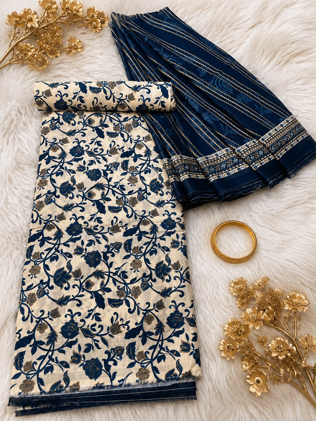 BIN SAEED Luxury Lawn  Digital Printed 3Piece Unstitched_ COLLECTION 2026 D-32