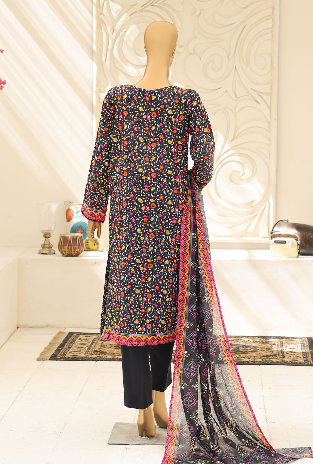 Summer Shades by HZ Textiles Digital Printed Lawn Suit Unstitched 3 Piece Collection 2026 D#-03