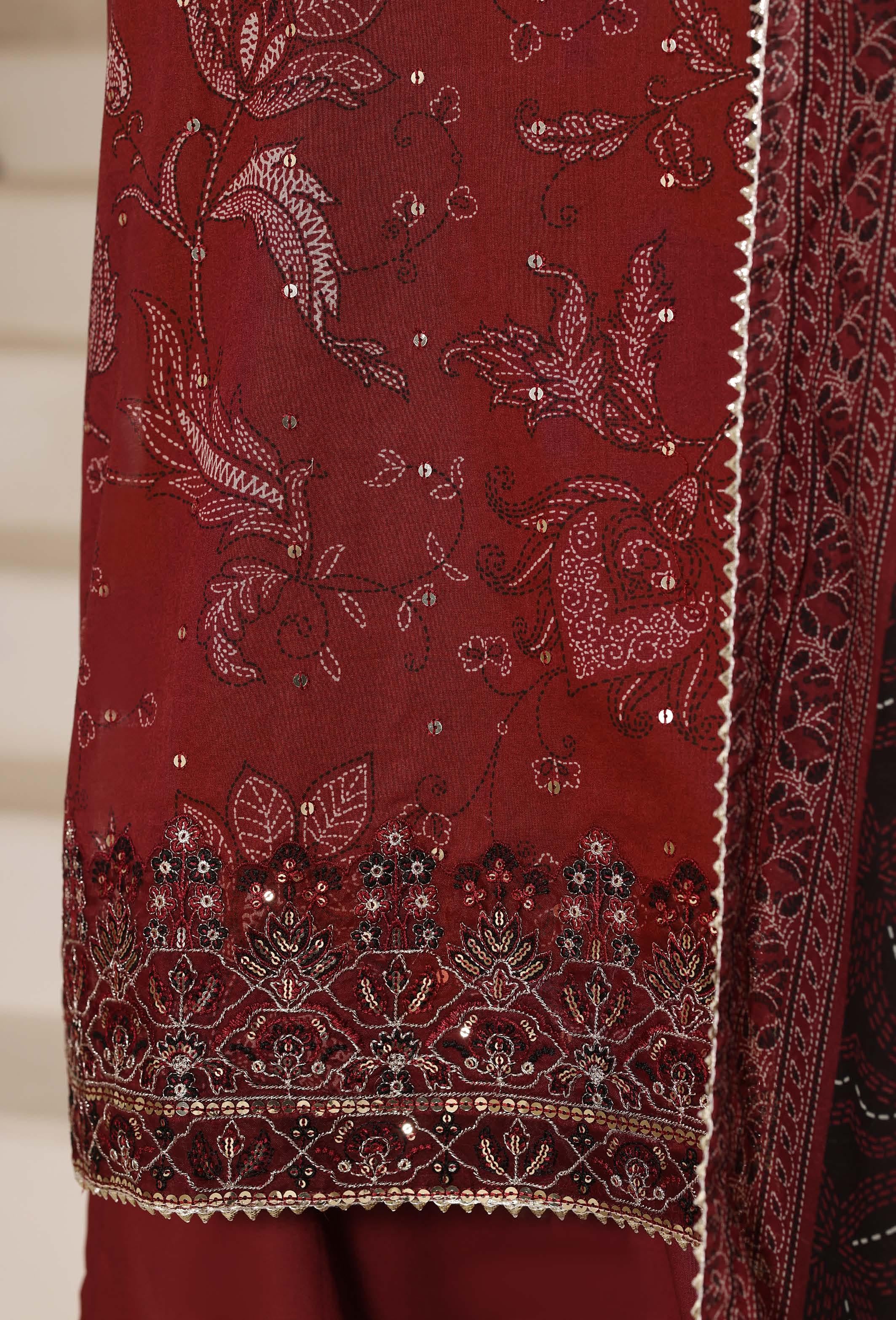 Sadabahar Luxury Regal Lawn With Digital Printed Lawn Dupatta 3Piece Stitched Festive Edition Collection 2026. D#-02 Restock