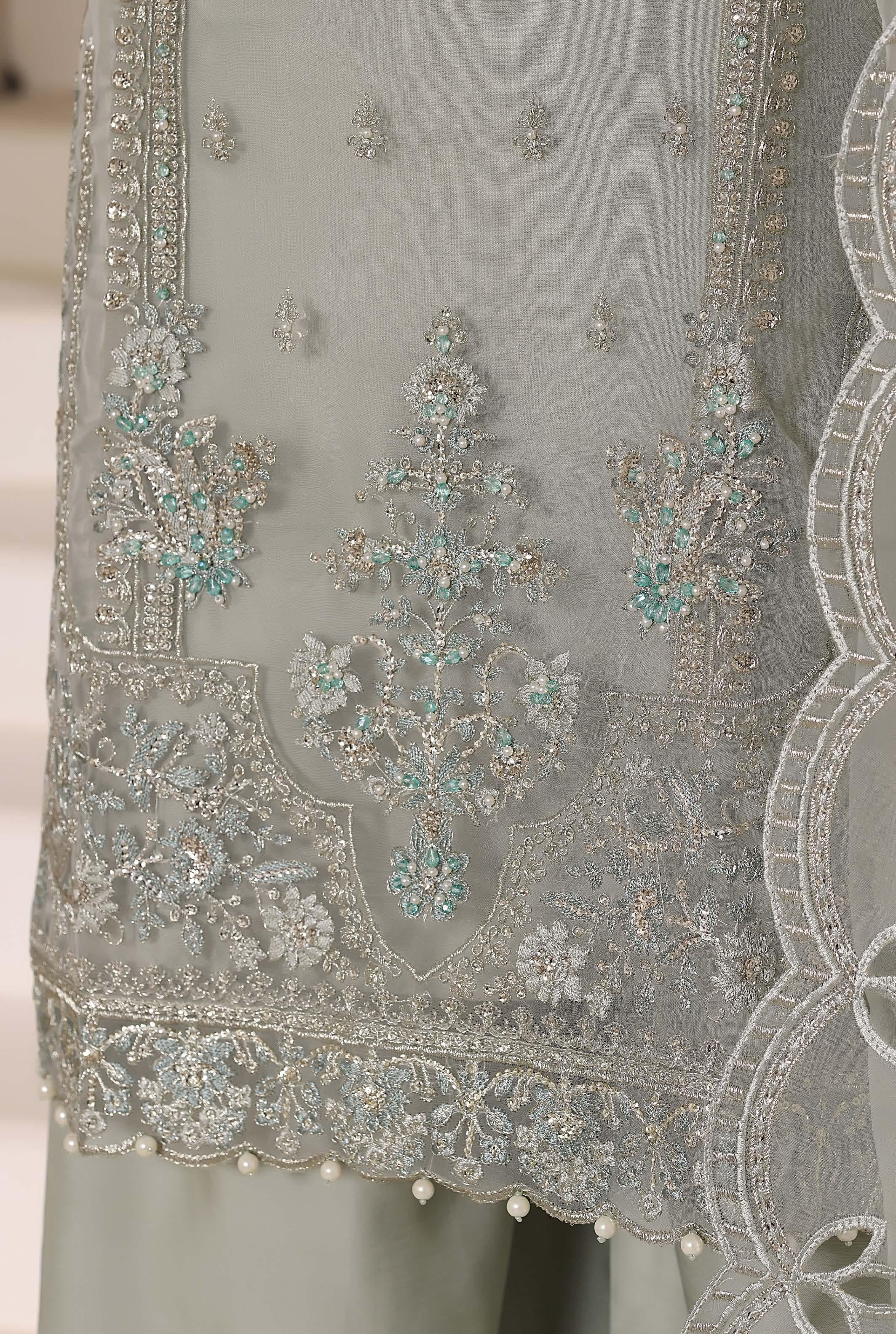 SADABAHAR LUXURY FORMAL FESTIVE °MAHPARA° ORGANZA EMBROIDERED 3PIECE STITCHED Vol-03 COLLECTION 2026 D#-03