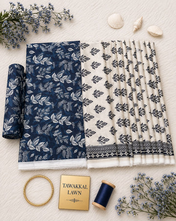 Tawakkal Luxury Lawn  Digital Printed 3Piece Unstitched_ COLLECTION 2026 D#-09