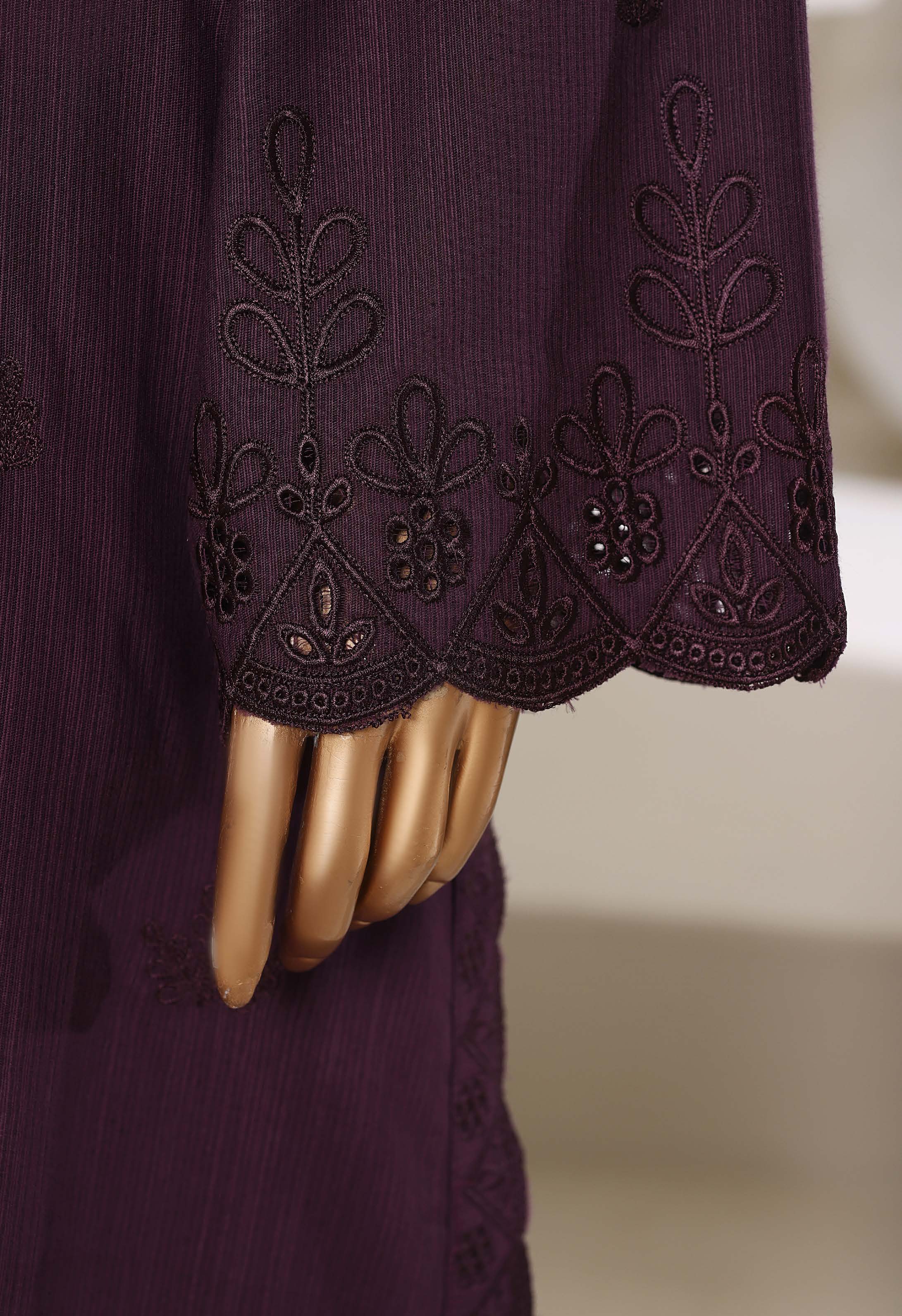 Sadabahar Stitched Embroidery Khaddar 3Piece With Palachi Shwal Collection 2025 LEKP -05