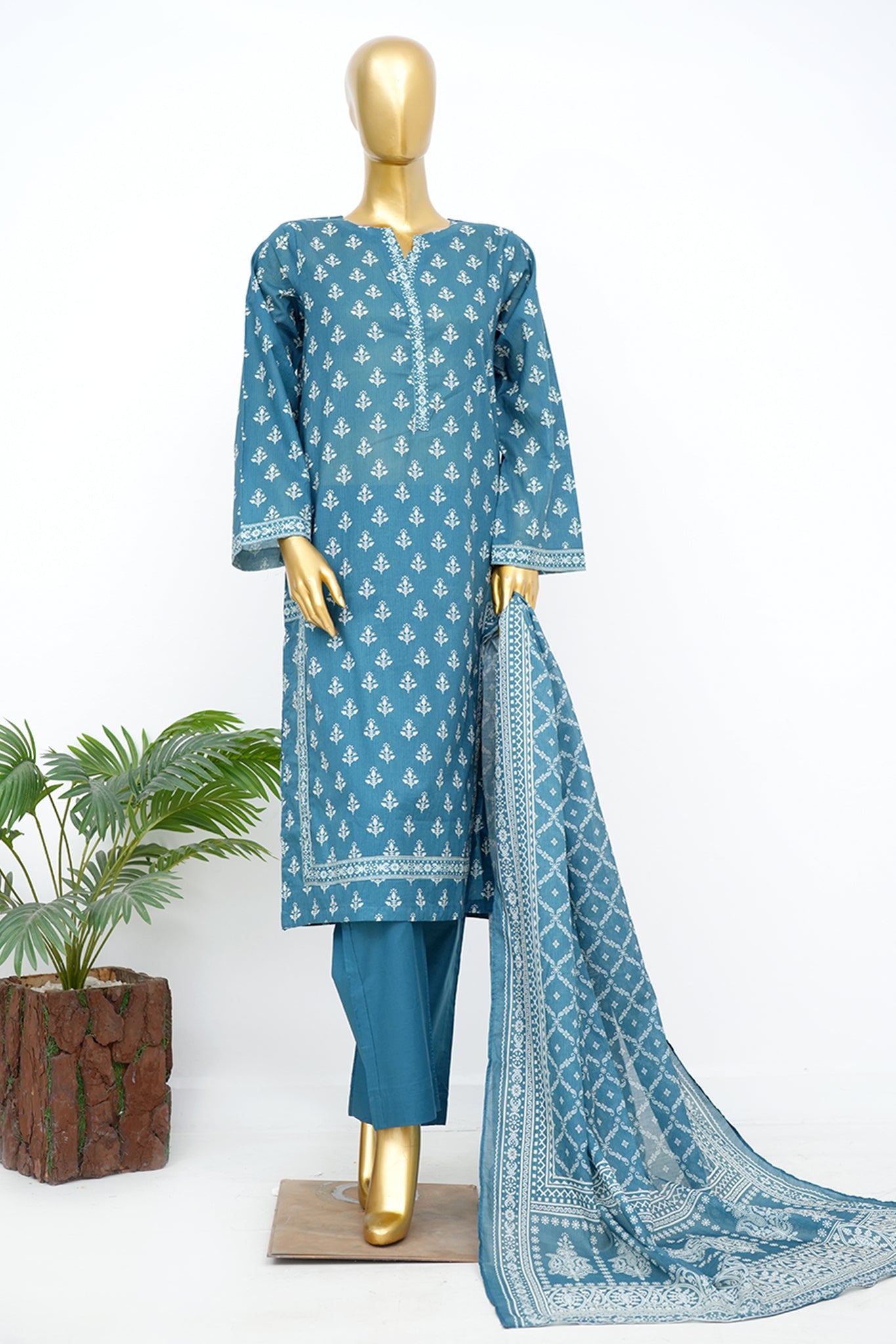 BIN SAEED Luxury Lawn Printed 3pcs Stitched Vol-30 3Piece Stitched COLLECTION 2026 D#-110