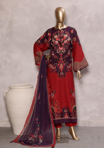 Sadabahar Luxury Chimti Lawn 3Piece Ready To Wear Kaftan Collection KFL-1008
